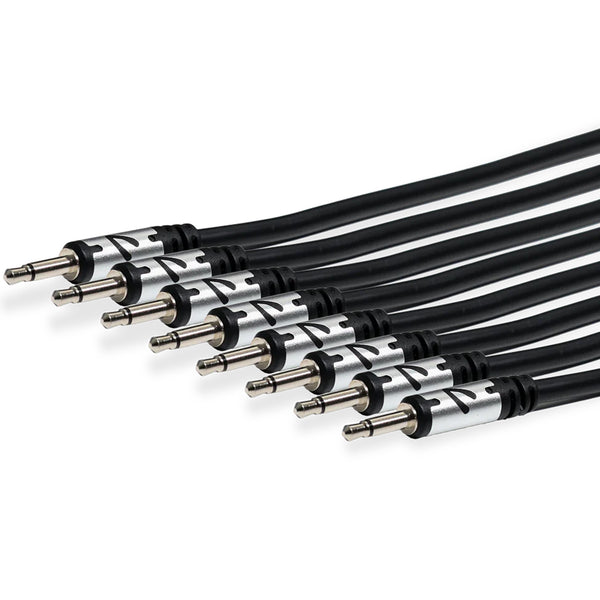 Joranalogue Eurorack Patch Cable 8-pack of 60 cm Black