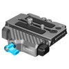 Récepteur à dégagement rapide et plaque gris Kondor Blue 501