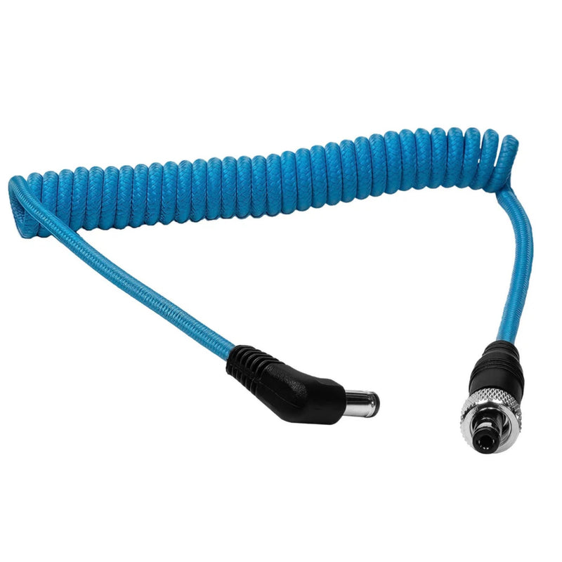 Kondor Blue Locking Dc 2.1Mm To Right Angle Dc Male To Male