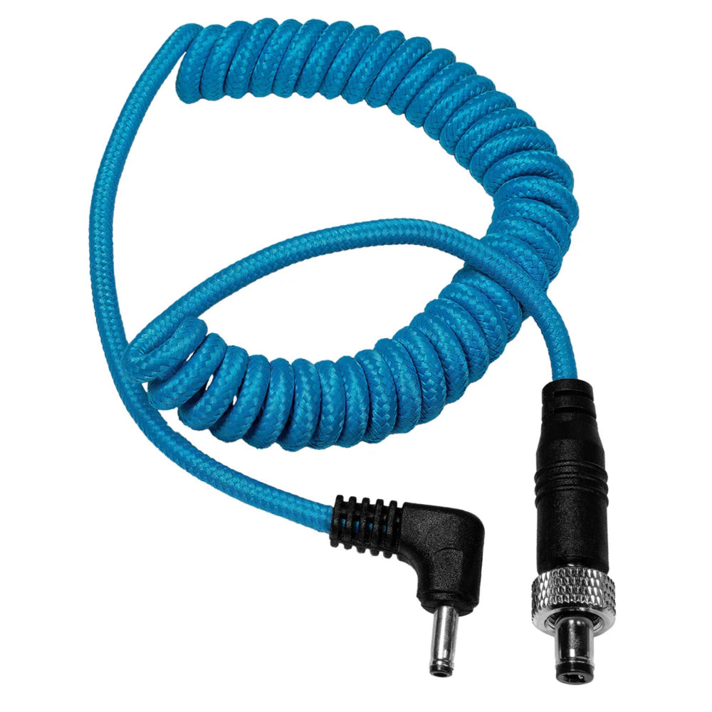 Kondor Blue Locking Dc 2.1mm To Right Angle Dc 1.35Mm Cable