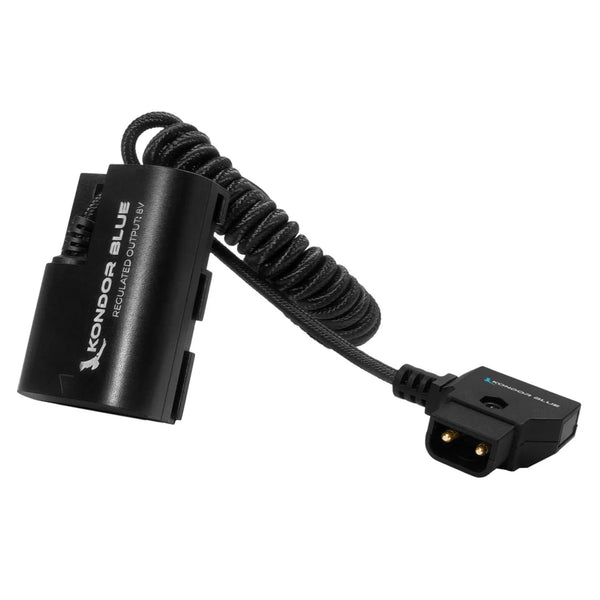 Kondor Blue D-Tap To Canon Lpe6 Nh Battery Cable Black