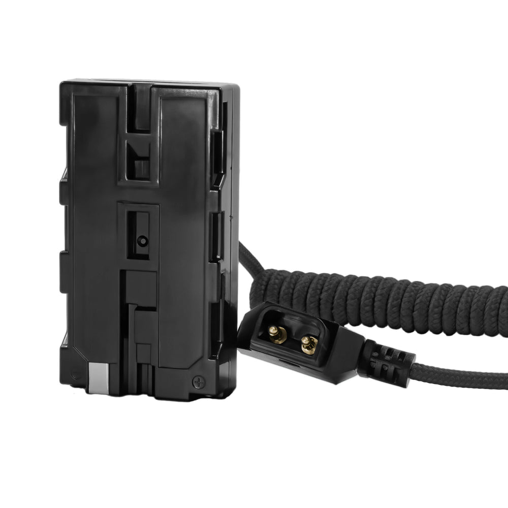 Kondor Blue D-Tap To Sony L-Series NPF Battery Cable Black