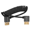 Câble HDMI coudé Kondor Blue 12-24" noir