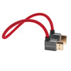 Câble HDMI Kondor Blue coudé droit vers coudé gauche 12" rouge