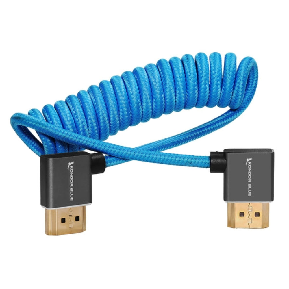 Câble HDMI coudé Kondor Blue 12-24"