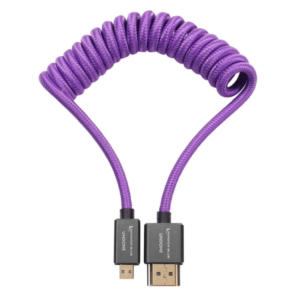Kondor Blue Mk2 Micro Hdmi To Hdmi Cable 12" Purple