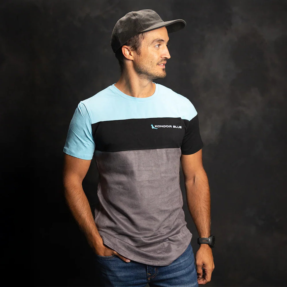 Kondor Blue Microfiber Lens Cleaning T-Shirt Short Sleeve M