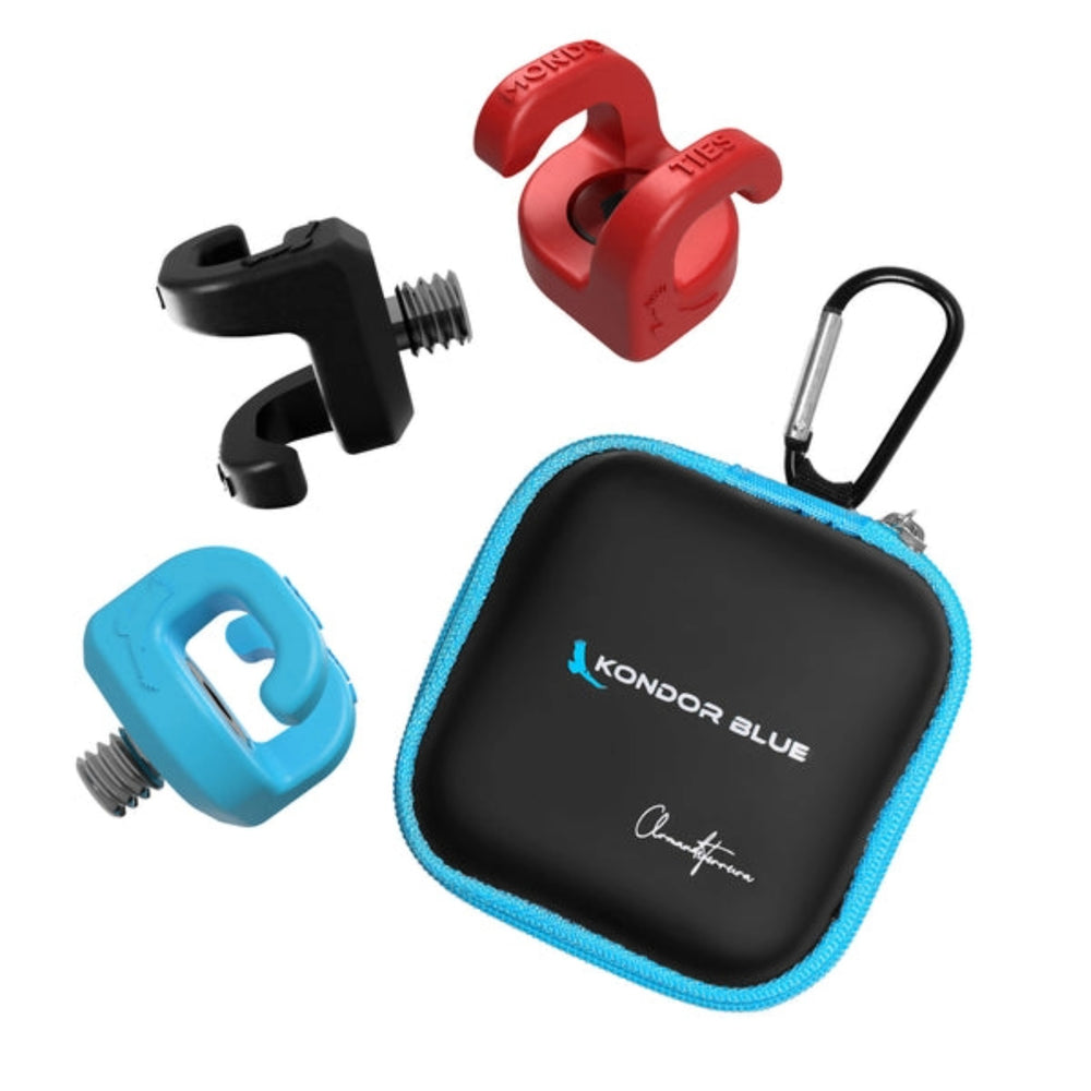 Kondor Blue Mondo Tie Cable Management Clip Collection