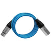 Kondor Blue Male XLR To Female XLR Audio Cable 5 Ft