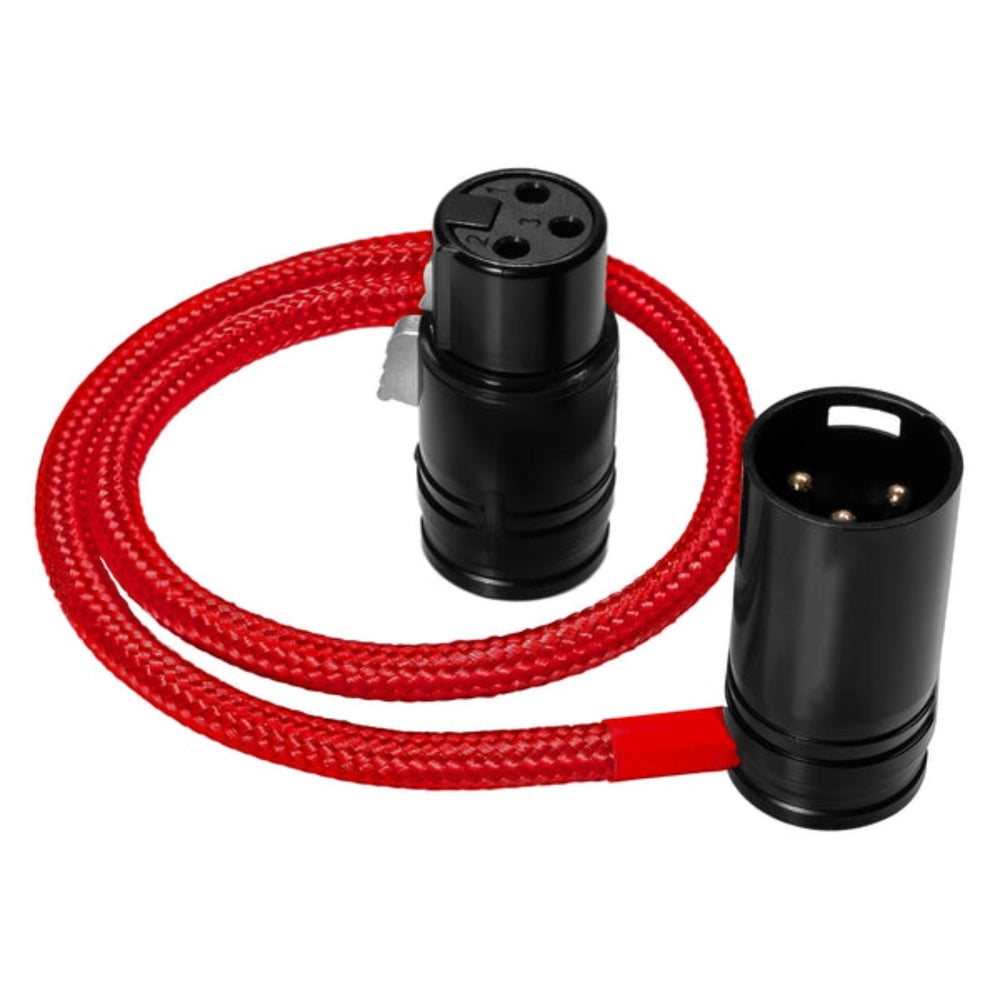 Câble XLR Kondor Blue Droit Angle Droit 40cm Rouge
