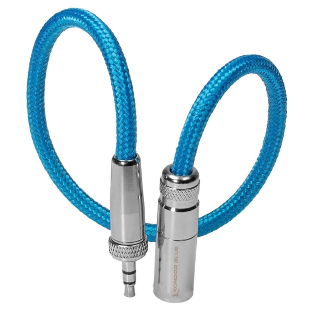 Kondor Blue Mini XLR to 3.5Mm Trs 3.5Mm For Lavalier Blue