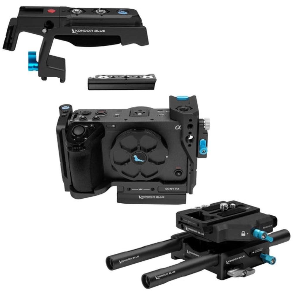 Kondor Blue Sony Fx3/Fx30 Base Rig Mkii Black