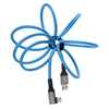 Kondor Blue Usb A To Usb C Right Angle High Speed Data 5Ft