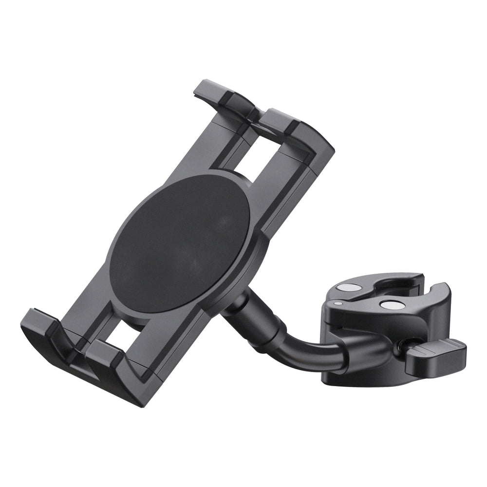 K&M 19764 Black Aluminum Smartphone/Tablet Pc Holder - Main Product Photo