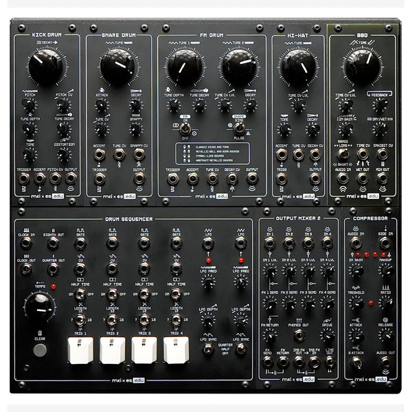 鍵盤楽器 erica synths EDU EG *2pcs Set Erica Synths KONSTRUKT-8 - EDU DIY Drum Set
