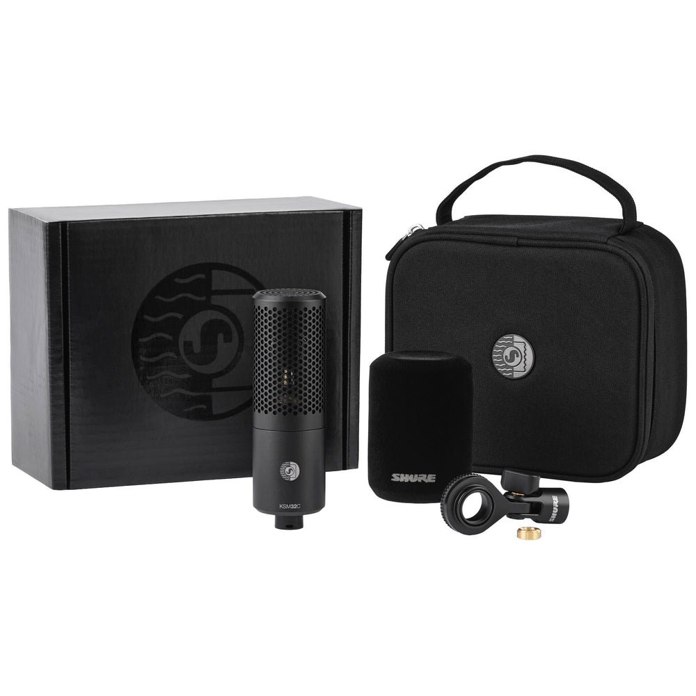Shure KSM32C/HM Cardioid Condenser Microphone - Stage Kit