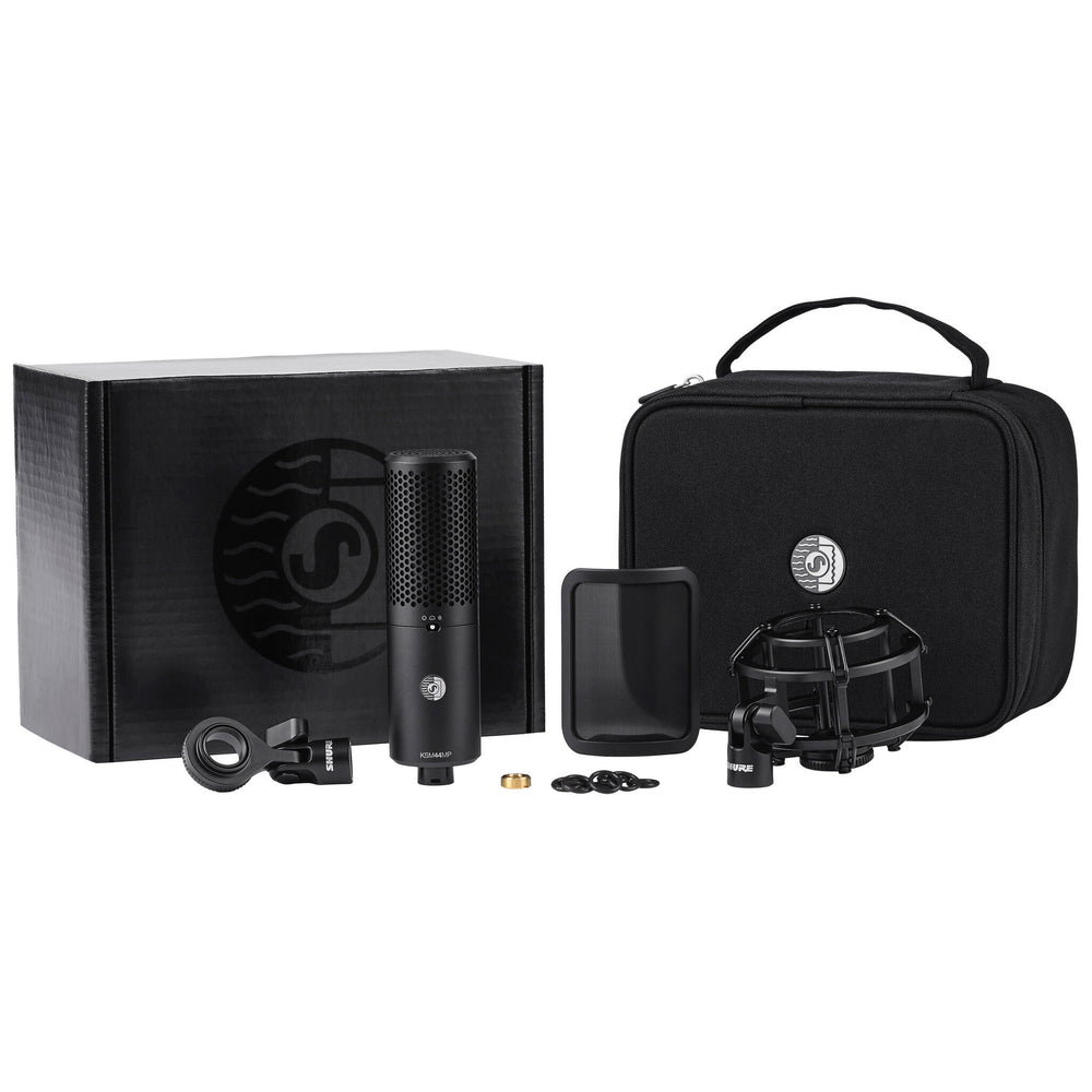 Microphone à condensateur multi-directivité à double diaphragme Shure KSM44MP
