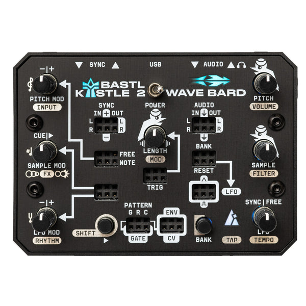Bastl Instruments Kastle 2 Wave Bard Patchable Sample Player