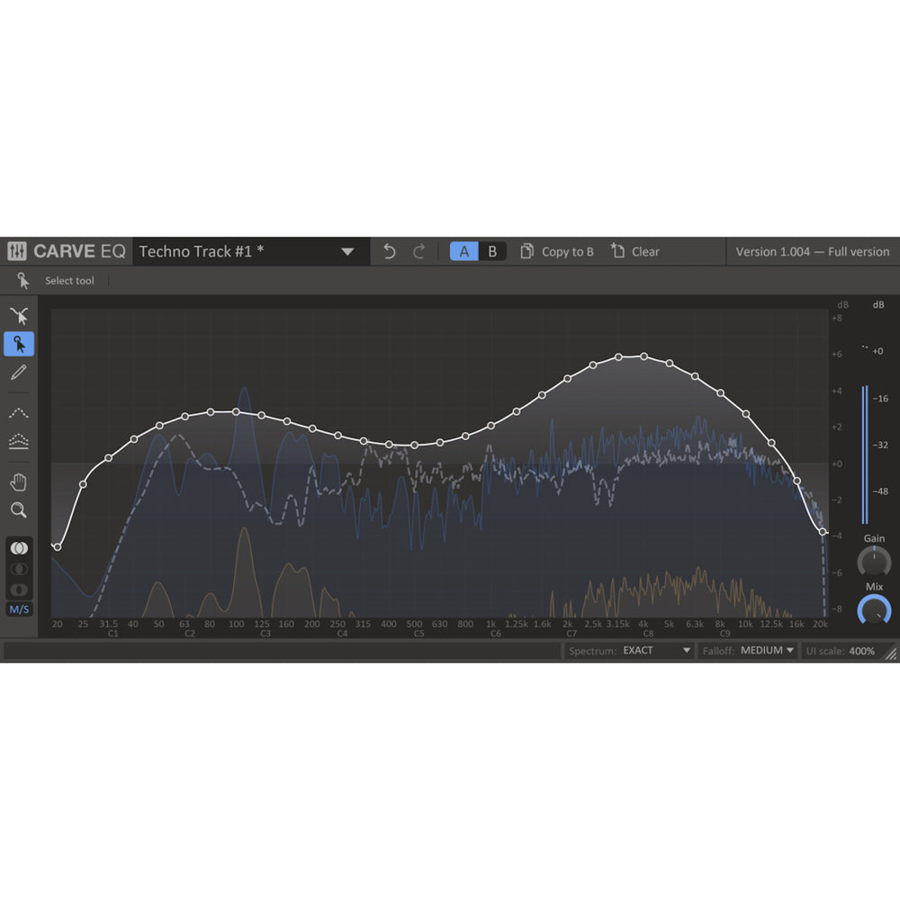 Kilohearts Carve EQ - 31-band graphic EQ