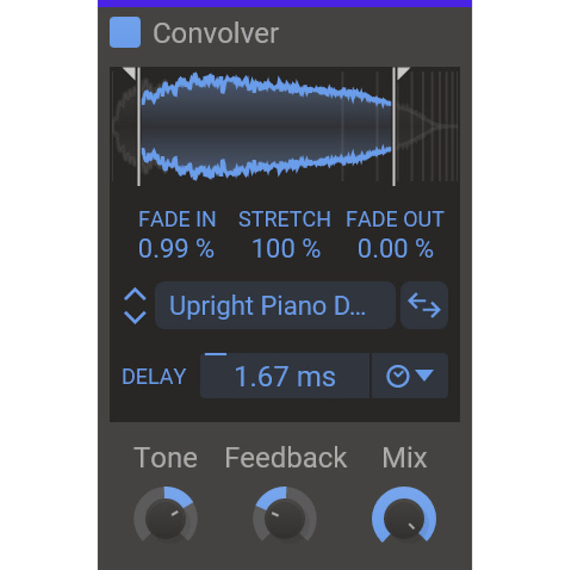 Kilohearts Convolver - Convolution Reverb with ability to load IR files