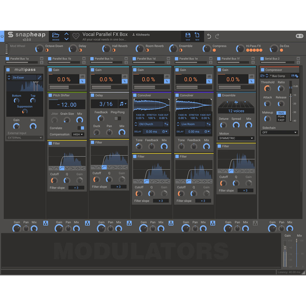 Kilohearts Ultimate Bundle - Includes all Snap in Host and FX plugins