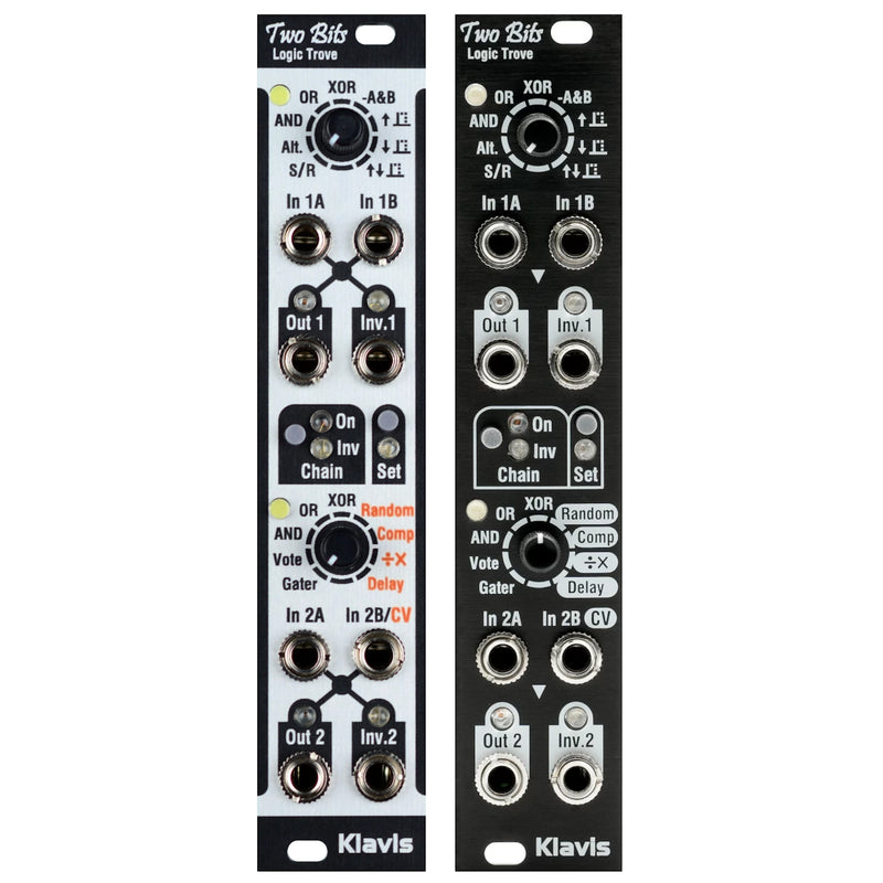 Klavis Two Bits Dual Logic W/CV Functions Black