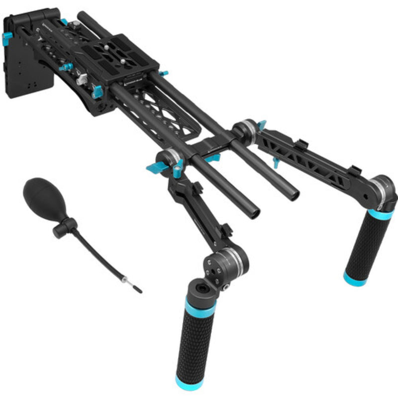 Kondor Blue Shoulder Rig Pro V Mount Black