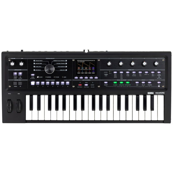 Korg microKORG 2 Synthesizer Limited Edition Metallic Black