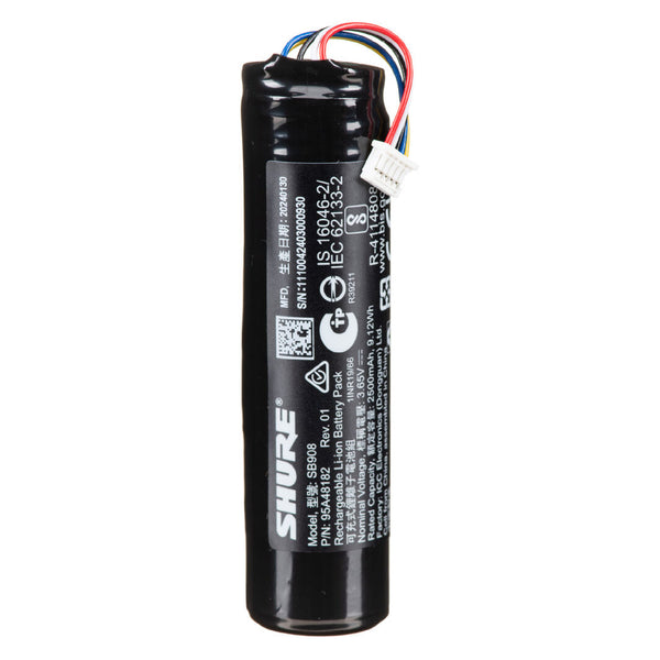 Shure SB908 Li-ion Rechargeable Battery For MXW2X