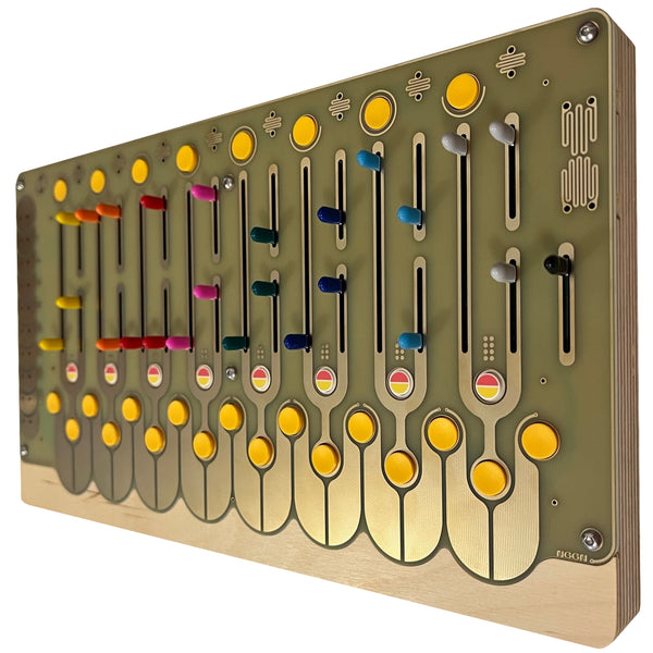 Landscape Noon Passive Analog Drum Synthesizer Yellow