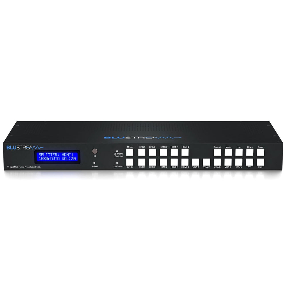 Commutateur de présentation Blustream MFP112 à 11 entrées