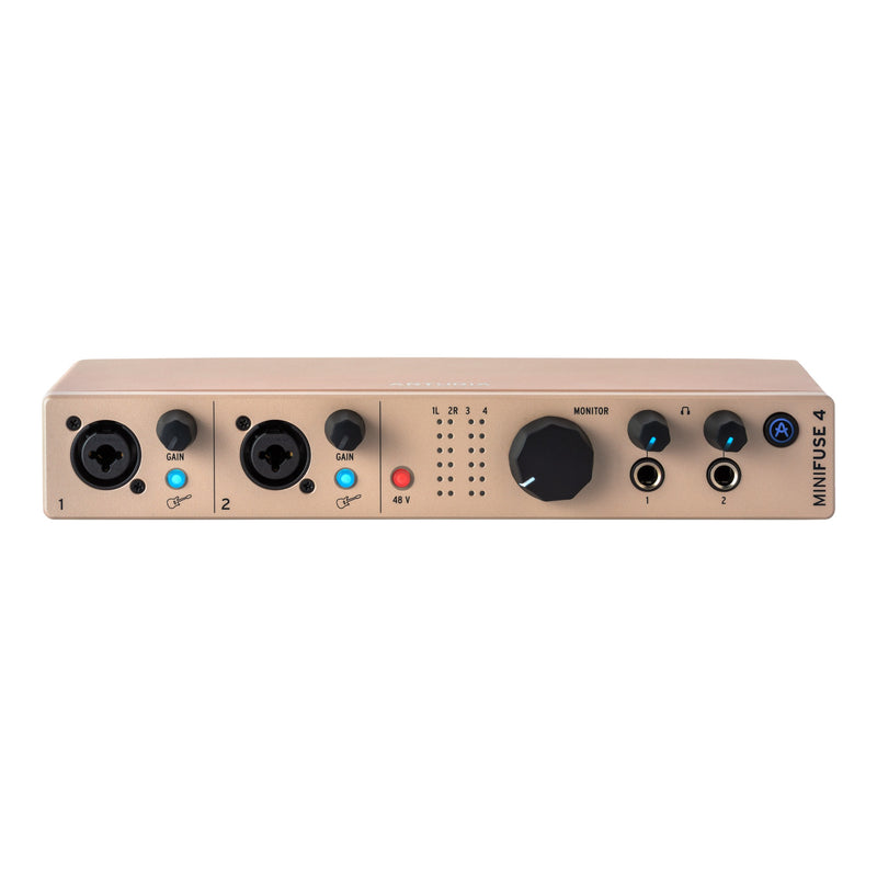 Arturia Minifuse 4 USB-C Audio Interface - Champagne