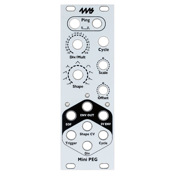 4MS Mini PEG  Faceplate  - White