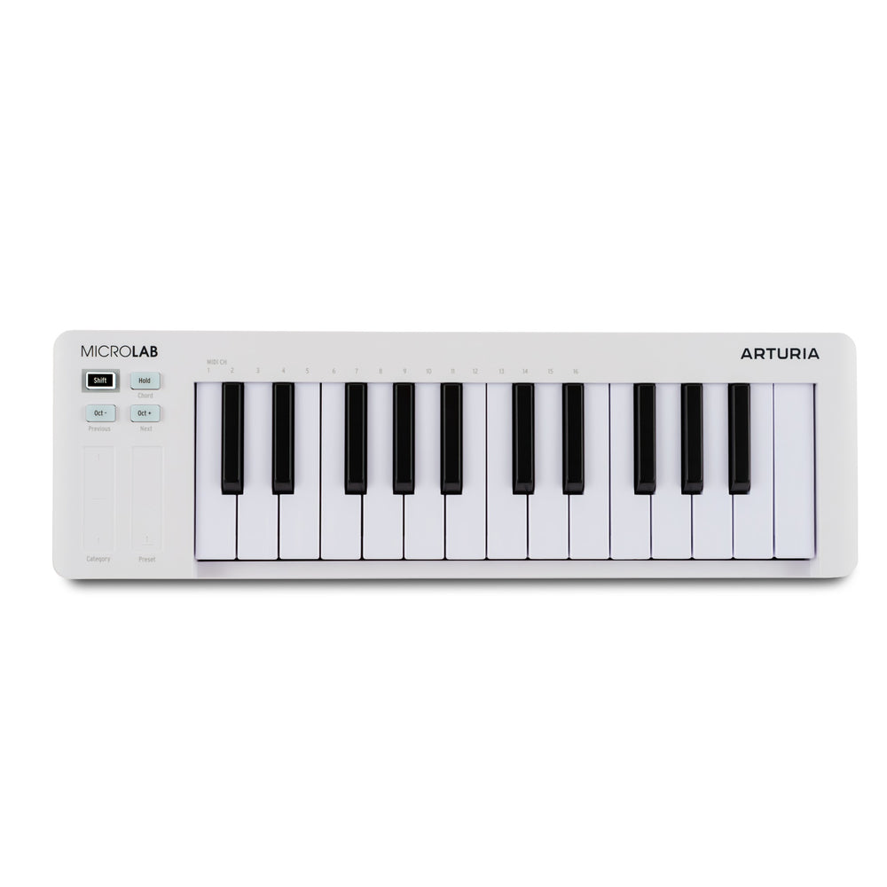 Arturia Microlab Mk3 Midi Controller - White