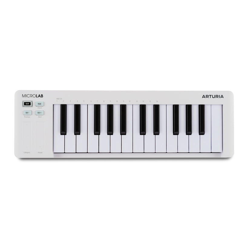 Arturia Microlab Mk3 Midi Controller - White