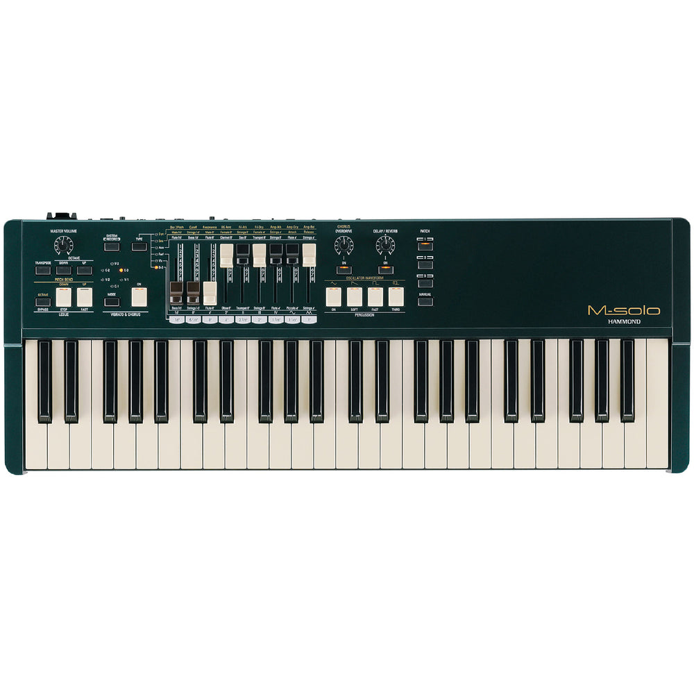 Clavier portable Hammond M-Solo 49 touches British Racing Green