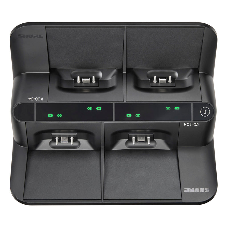 Shure MXWNDX4G Charging Station For MXW6X/8X - 4 Channels