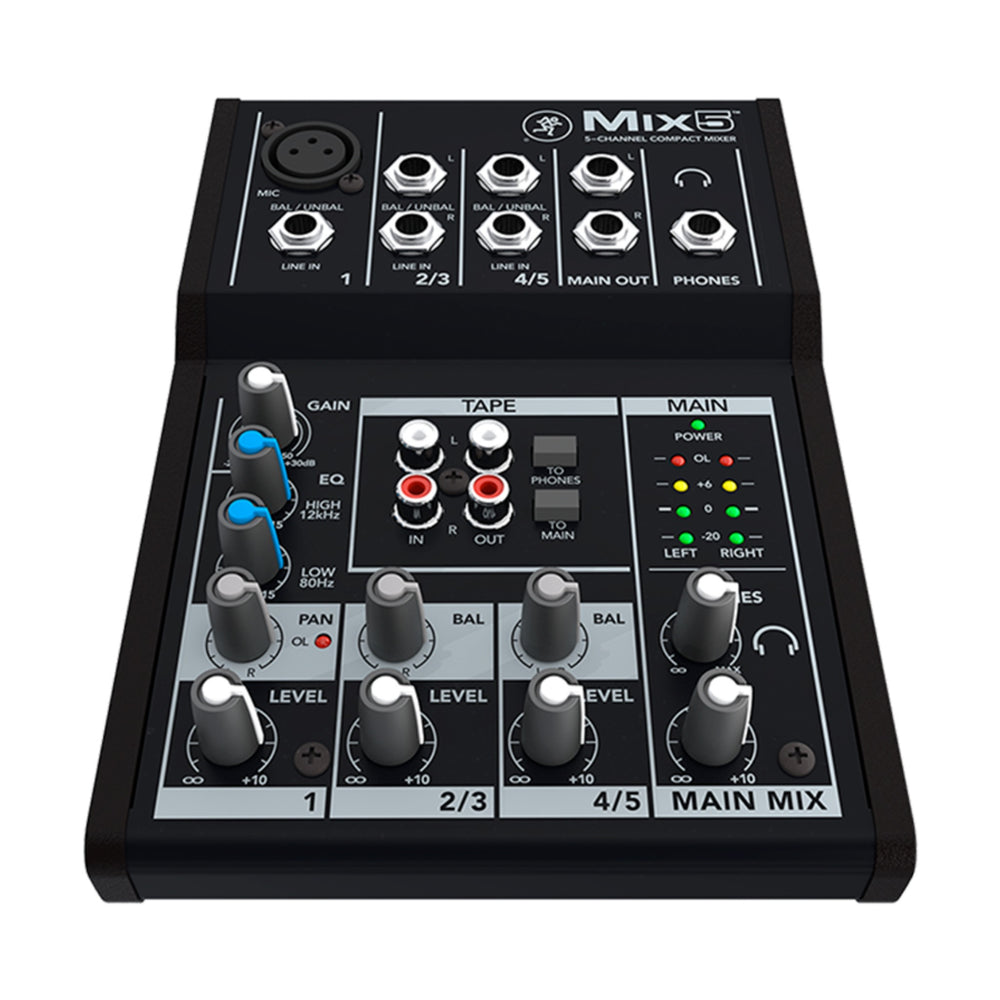 MACKIE MIX5  5-CHANNEL COMPACT MIXER