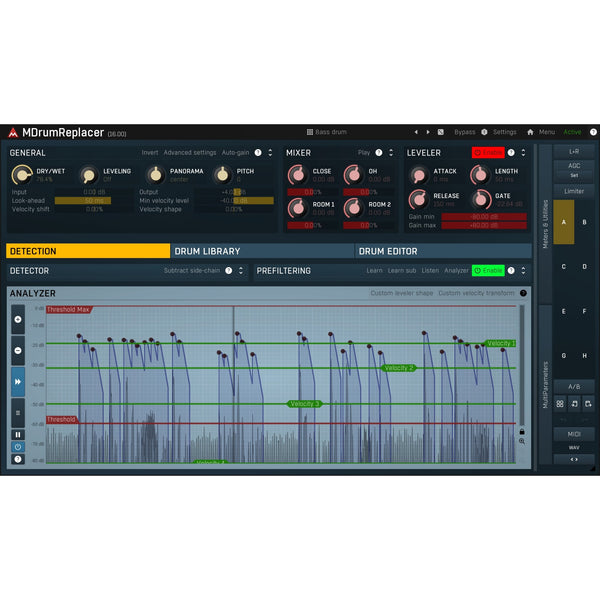 Melda MDrumReplacer - Drum Replacement Plug-In