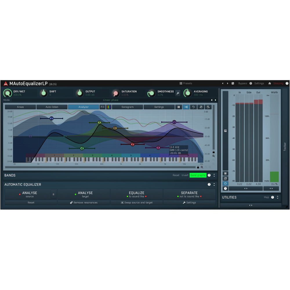 Melda MAutoEqualizer - Transparent & Musical Sounding Eq