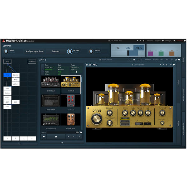 Melda MGuitarArchitect - Guitar Chain Simulator