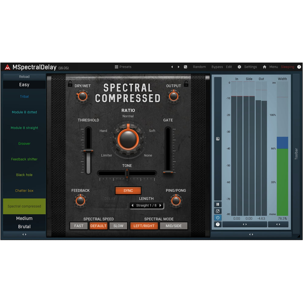 Melda MSpectralDelay - Delay And Pitch Shift Frequencies