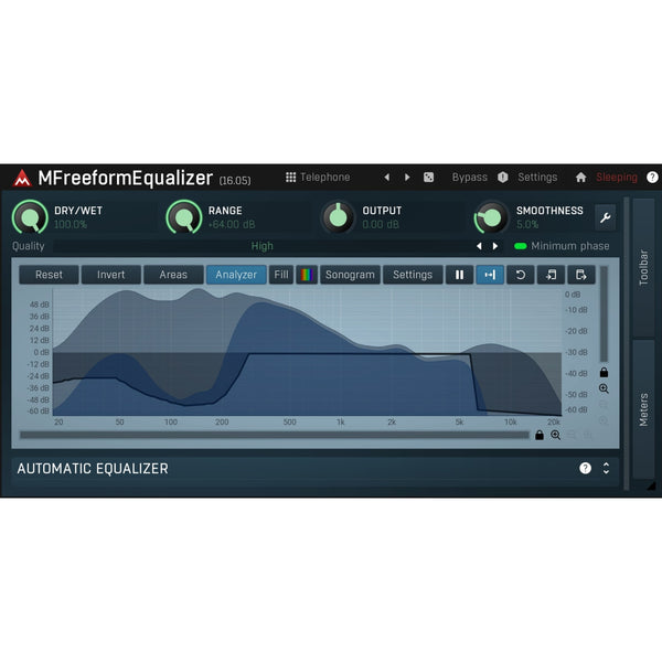 Melda MFreeformEqualizer - Draw Your Own Eq Curve