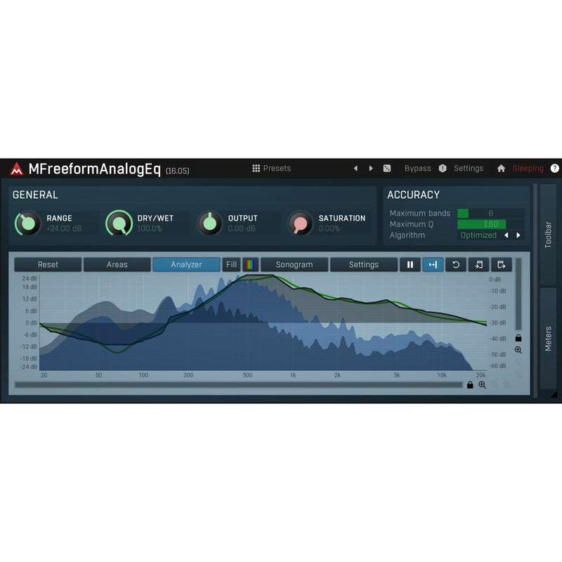 Melda MFreeformAnalogEq - Freeform Filter-Based Equalization