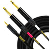 Mogami Gold 3.5mm Stereo Mini to Dual 1/4" TS Cable - 3 ft (0.9 m)