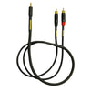 Mogami Gold 3.5mm Stereo Mini to Dual RCA Cable - 6 ft (1.8 m)