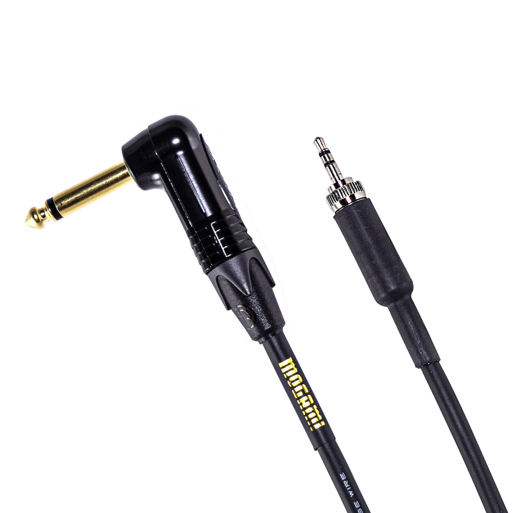 Mogami Gold Wireless Beltpack Cable for Sennheiser, Right-Angle 1/4" TS - 24 ft (7.3 m)