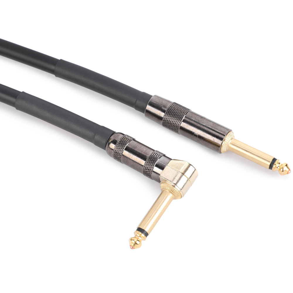 Mogami Overdrive Guitar Instrument Cable, Straight to Right-Angle 1/4" TS - 20 ft (6.1 m)