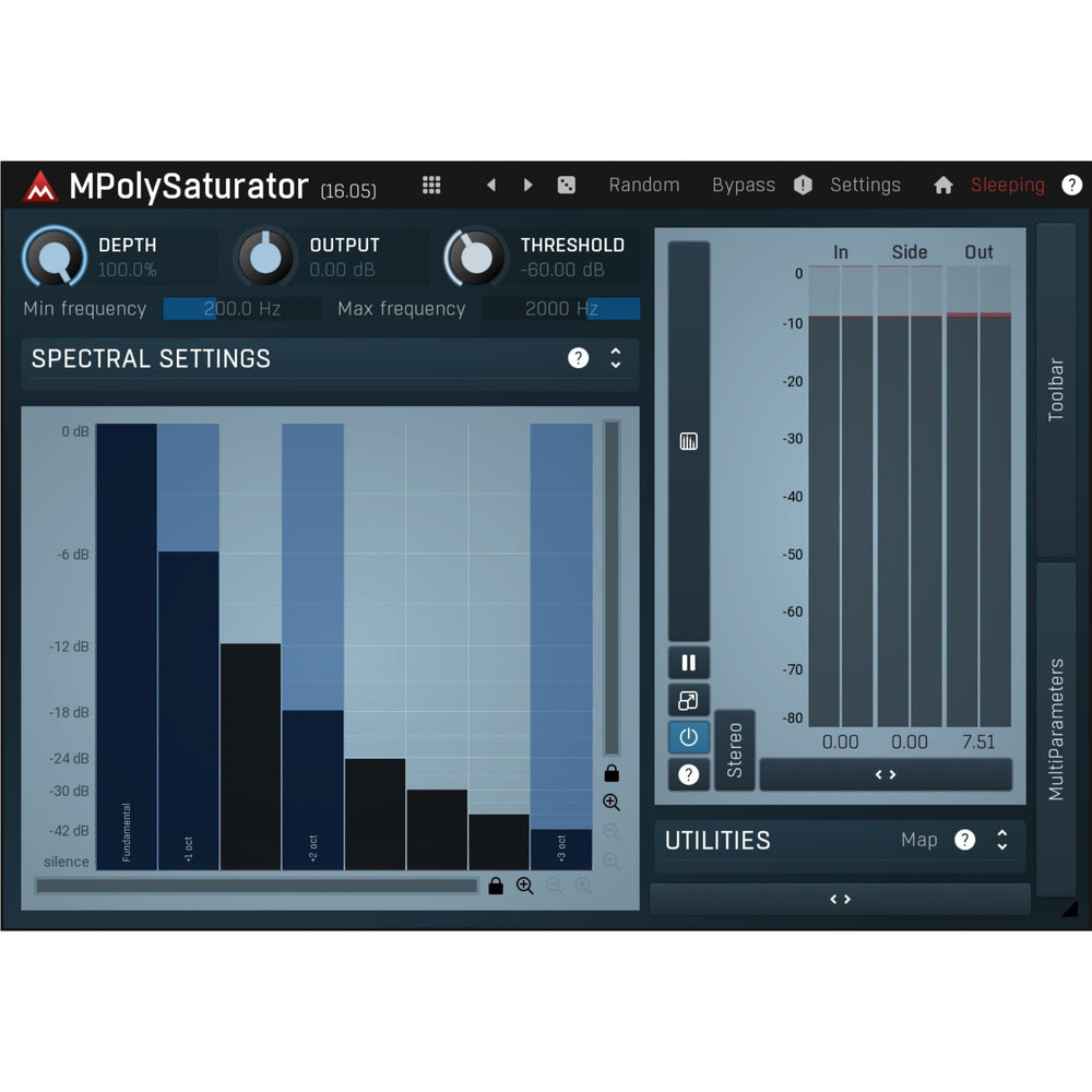 Melda MPolySaturator - A Unique Spectral Saturation Plugin