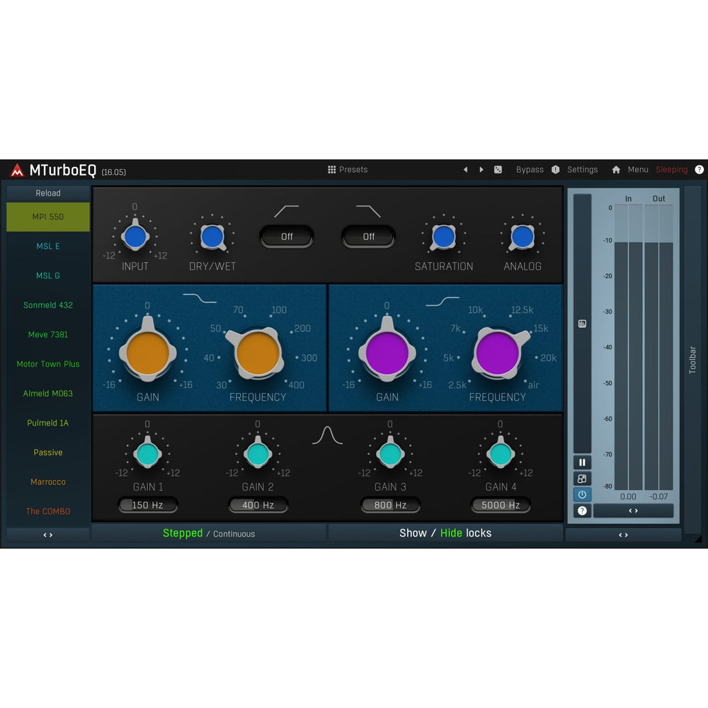 Melda MTurboEQ - A Unique Vintage-Style Equalizer